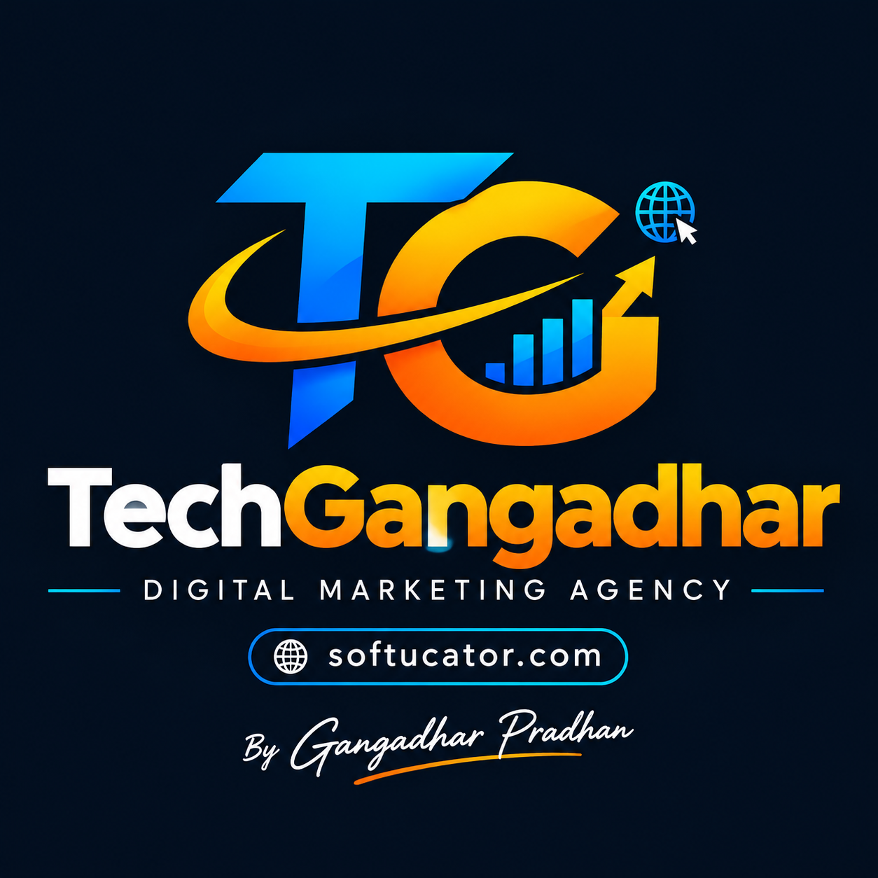 Softucator digital marketing logo